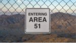 Area 51 fence sign