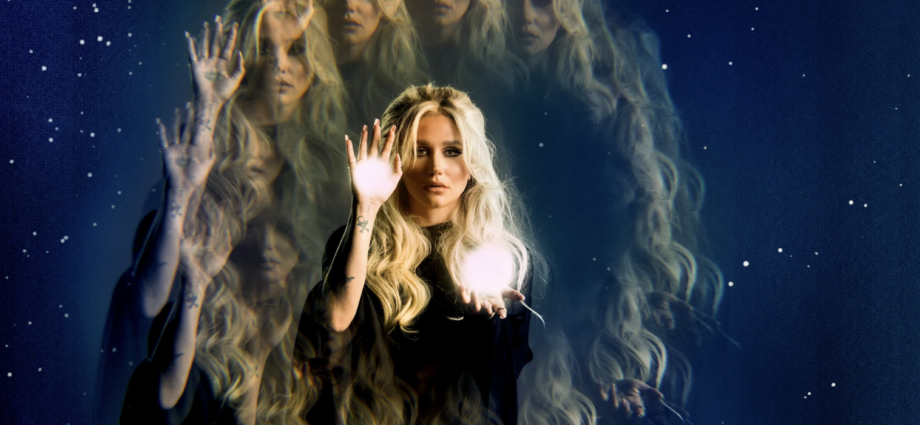 Kesha stars in Conjuring Kesha. Promo still.