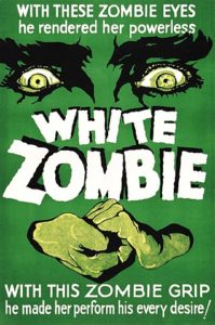 White Zombie theatrical movie release poster