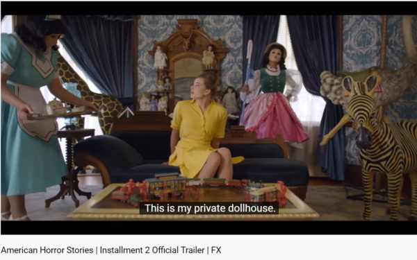 Screenshot of Dollhouse episode scene from American Horror Stories season 2 trailer