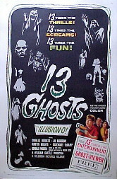 13 Ghosts 1960 theatrical poster
