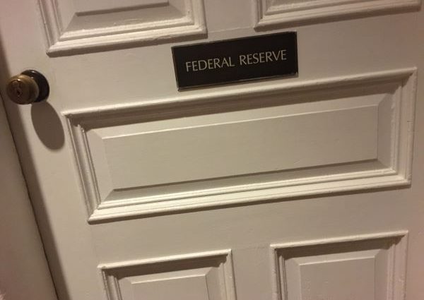 Door to the Federal Reserve room at Jekyll Island Club Hotel
