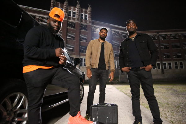 ero shot of The Ghost Brothers Marcus Harvey, Juwan Mass & Dalen Spratt at Waverly Hills