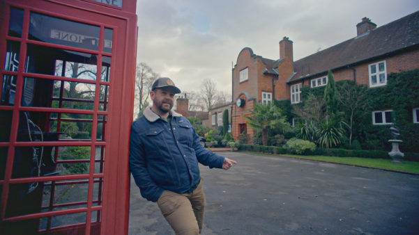 Jack Osbourne outside Welders House