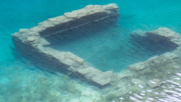 House foundation underwater