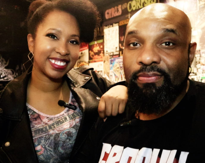 Karama Horne and Chuck Collins host Pop Paranormal