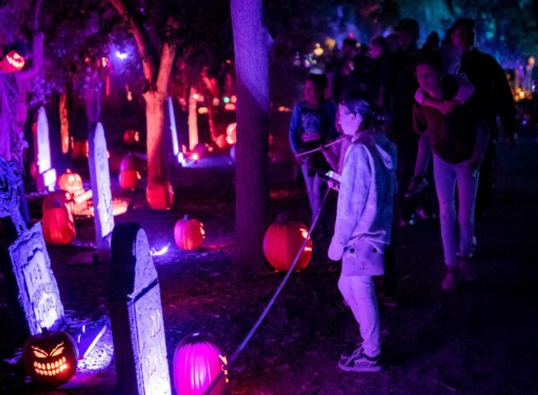 Magic of the Jack O'Lanterns cemetery