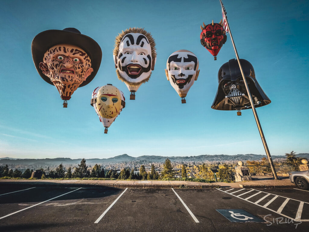 Is there really a horror hot air balloon festival?
