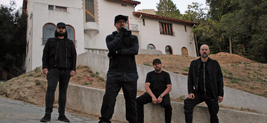 Group photo of Ghost Adventures crew in new season and special for 2022 at Los Feliz Murder House