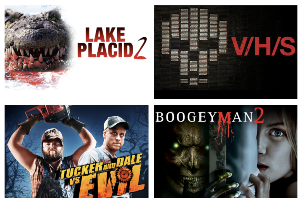 New Crackle October 2022 Horror Favorites Channel collage