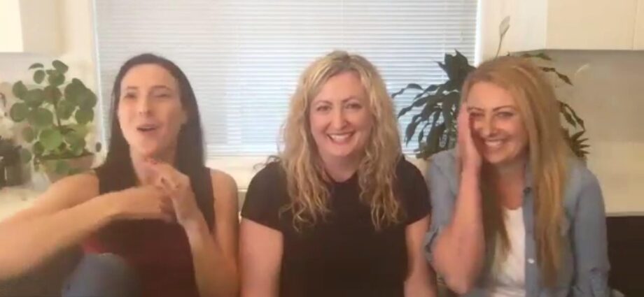 Screenshot from an interview with the ladies of Haunted Gold Rush