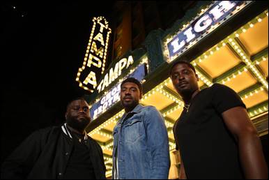 The Ghost Brother in front of Tampa Theatre