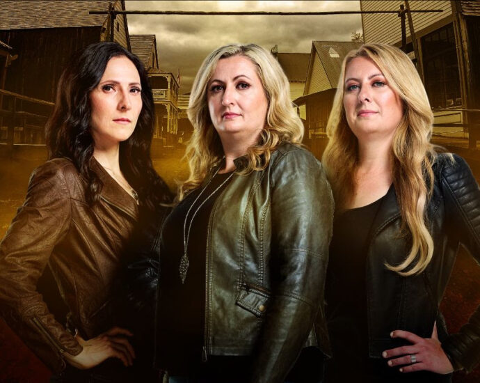 Haunted Gold Rush stars Corine Carey, Leanne Sallenback and Kelly Ireland