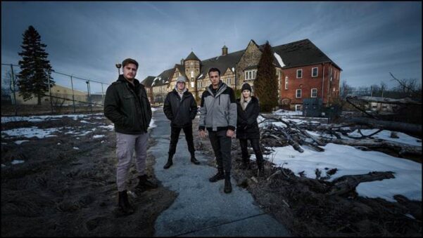 Destination Fear team in front of Cresson Prison