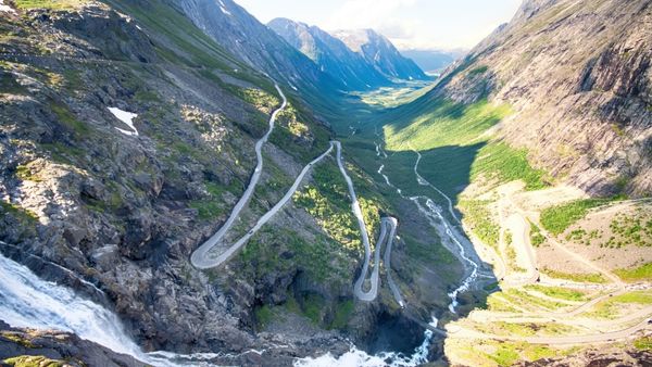 Trollveggen Norway scenic mountain road
