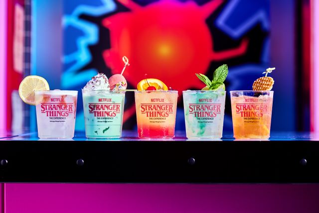 Exclusive Strange Things drinks created for Stranger Things: The Experience 