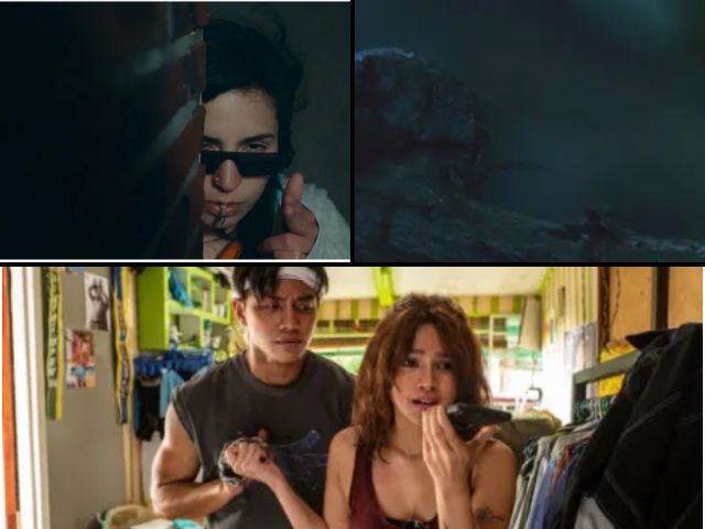 Stills from 3 Slamdance 2023 movies: Underbug, Where is the Lie, and The Girl Who Was Cursed