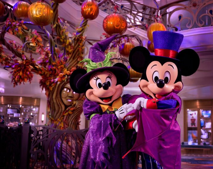 Mickey and Minnie Mouse Halloween High Seas Disney Cruise