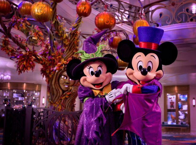 Mickey and Minnie Mouse Halloween High Seas Disney Cruise