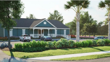 Rendering of the exterior of Africatown Heritage House. Credit: Mobile County Commission