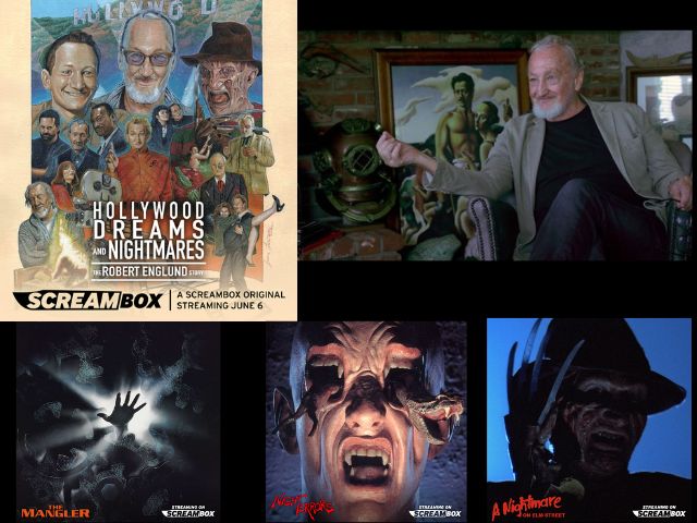 Robert Englund Screambox June 2023 collage