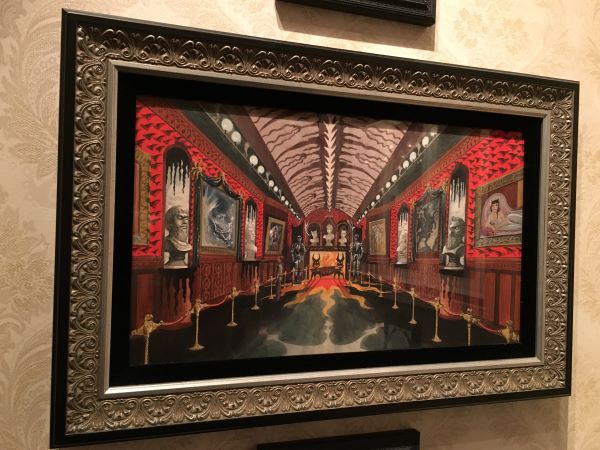 Haunted Mansion Portrait Hallway concept art