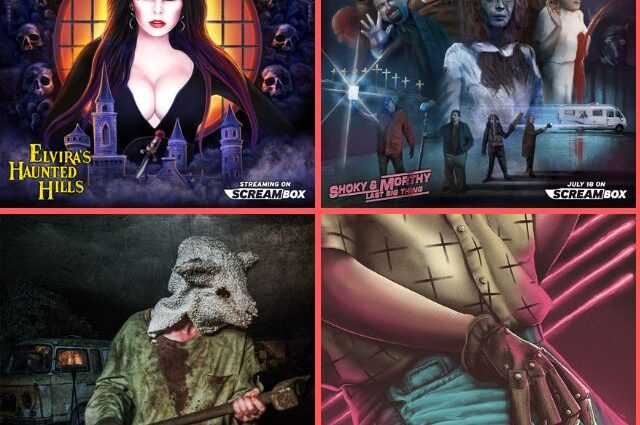 Screambox July 2023 programming collage highlights