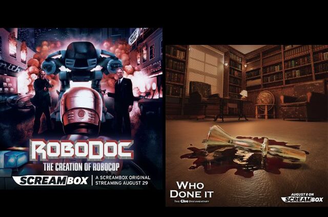 RoboDoc and Clue Movie doc Screambox posters