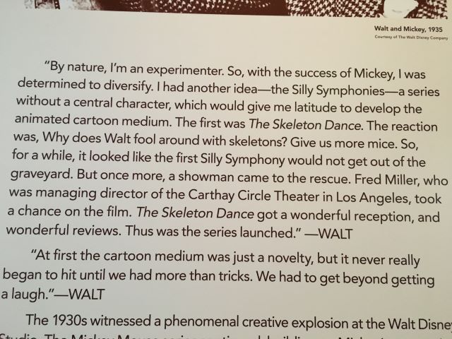 Walt talks about the Skeleton Dance