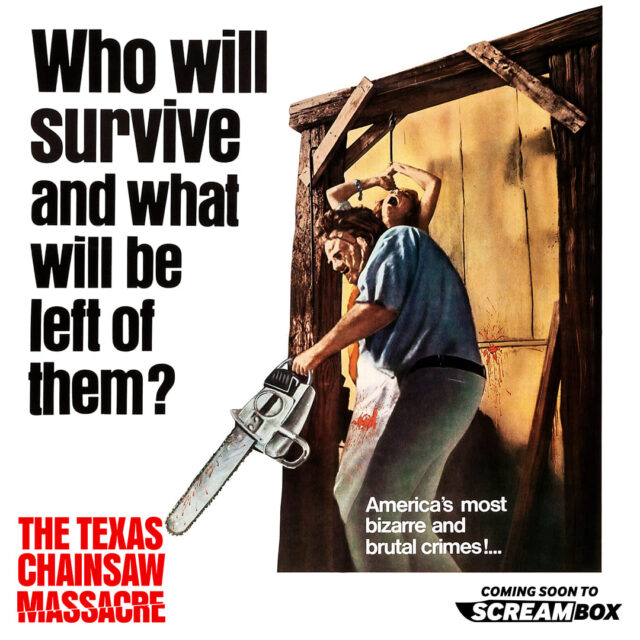 The Texas Chain Saw Massacre Screambox poster