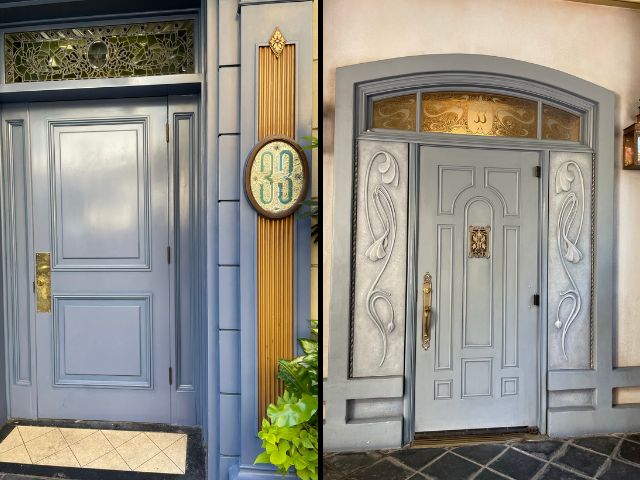 Club 33 doors at Disneyland