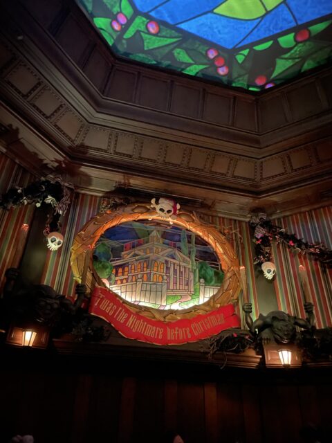Haunted Mansion Holiday stretching room Twas the Nightmare Before Christmas picture
