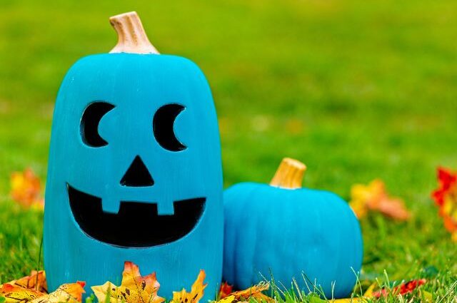 Teal pumpkins
