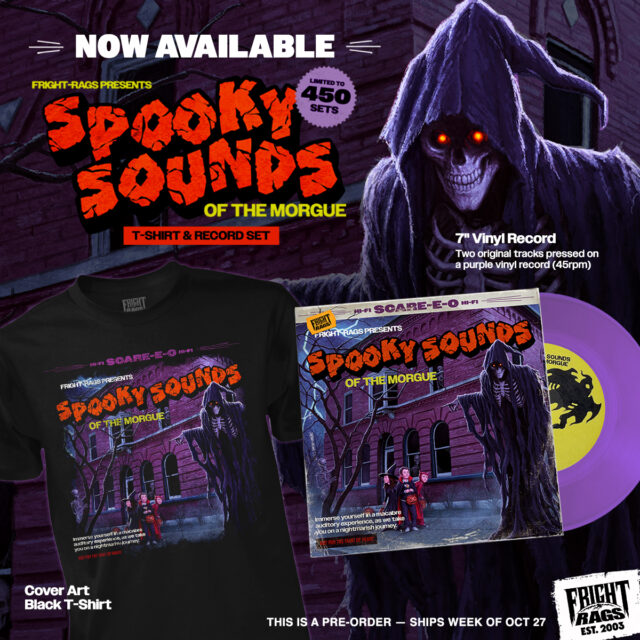 Fright-Rags Spooky Sounds of the Morgue promo art