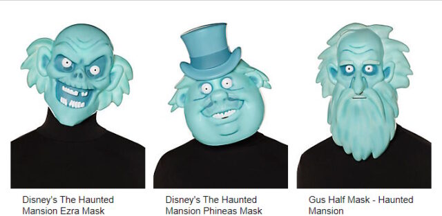 Screenshot of Spirit Halloween Hitchhiking Ghosts masks