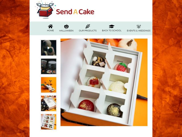 Send a Cake Spell Book Cakes promo screenshot