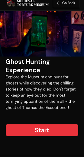 Medieval Torture Museum Ghost Hunting Experience info card