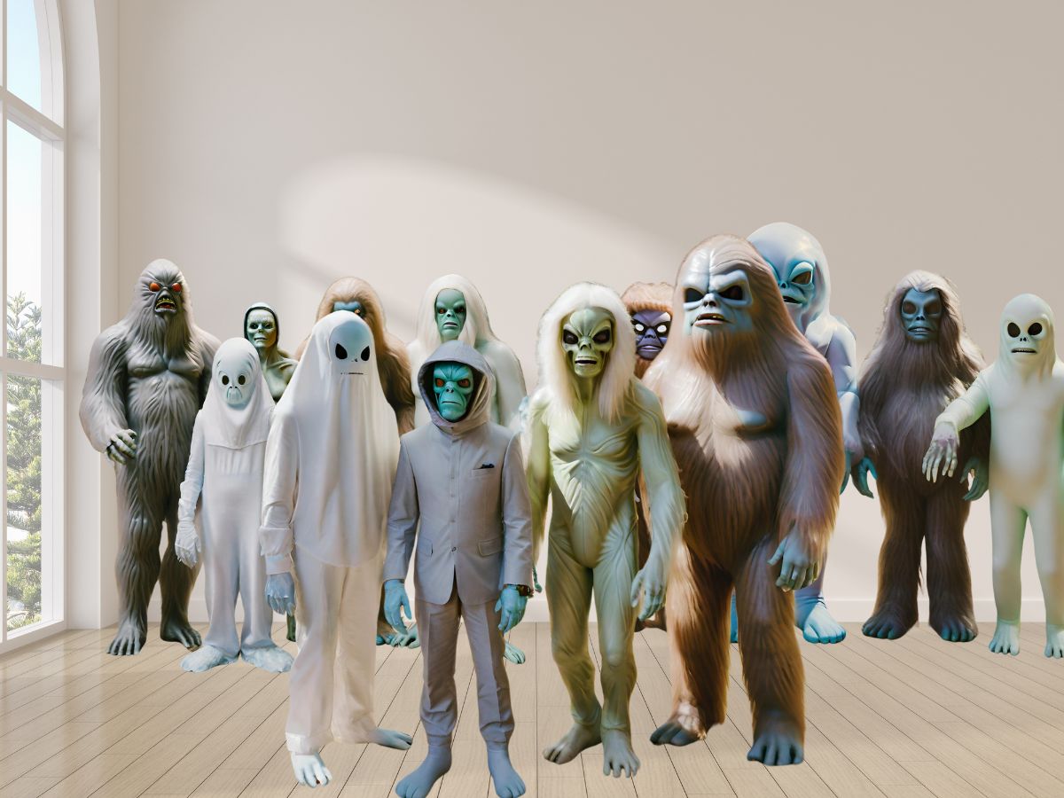 Bigfoot Alien Ghost Paracons 