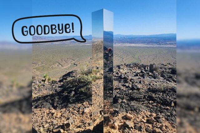 Nevada Monolith Removed