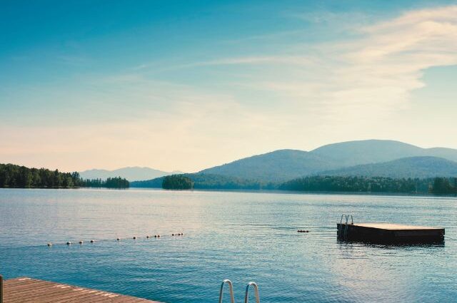 A lake like where Friday the 13th was filmed